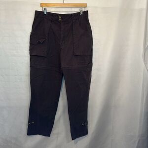 Cabela's Men's Convertible Stretch Cargo Hiking Pants into Shorts size 36